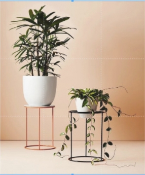 Kệ đôn chân tròn, đôn sắt đỡ chậu hoa, chậu cây chắc chắn, trang trí decor hiện đại, sang trọng
