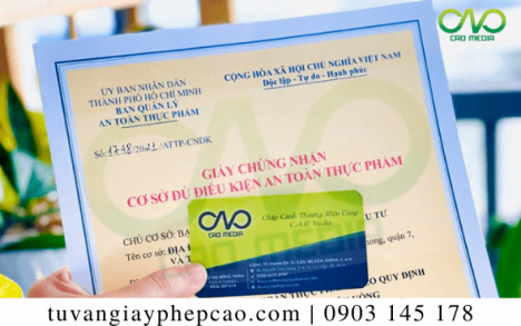 Xin giấy phép an toàn thực phẩm cơ sở sản xuất bánh bao