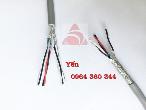 Cáp tín hiệu vặn xoắn, cáp điều khiển Shield 1 pair, 2pair, 3pair, 4pair
