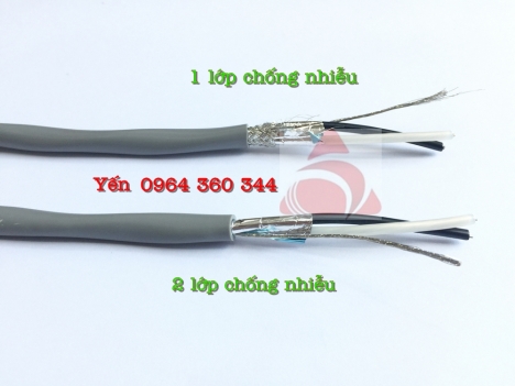 Cáp tín hiệu vặn xoắn, cáp điều khiển Shield 1 pair, 2pair, 3pair, 4pair