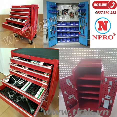  Tủ đồ nghề 2 cánh 5 ngăn