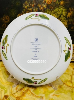 Bộ đĩa trang trí vườn thượng uyển độc lạ