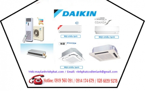 Danh sách treo tường – âm trần – tủ đứng – giấu trần Daikin – tổng hợp chi tiết mới nhất