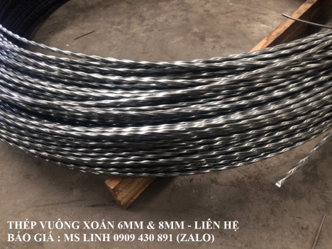 Thanh Vuông Xoắn Chịu Lực - Twist Bar
