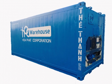 Container lạnh 20feet làm kho cao 2m9
