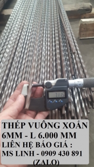Thanh Vuông Xoắn Chịu Lực - Twist Bar