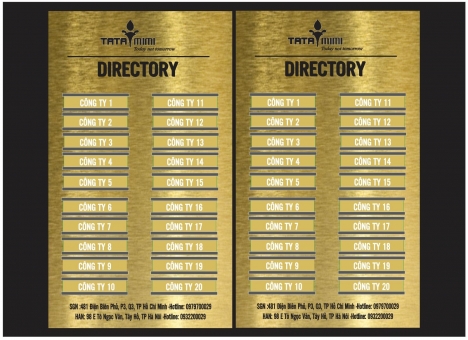 Địa điểm cung cấp Biển chỉ dẫn Công ty đẹp siêu rẻ