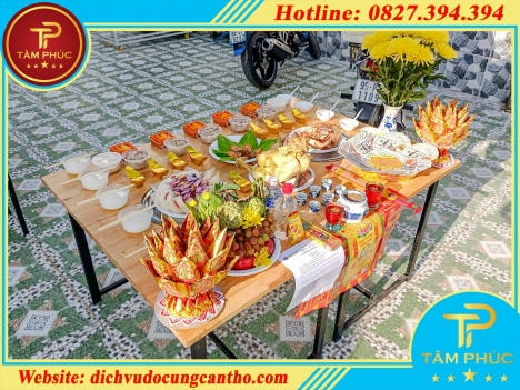 Mâm cúng khai trương trọn gói tại Cần Thơ