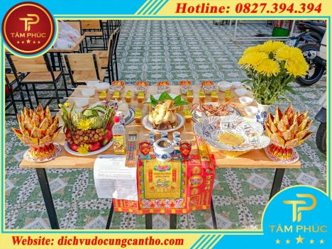 Mâm cúng khai trương trọn gói tại Cần Thơ