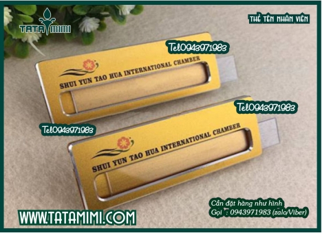 Đơn vị cung cấp Thẻ tên, Biển tên Nhân Viên đẹp chất lượng