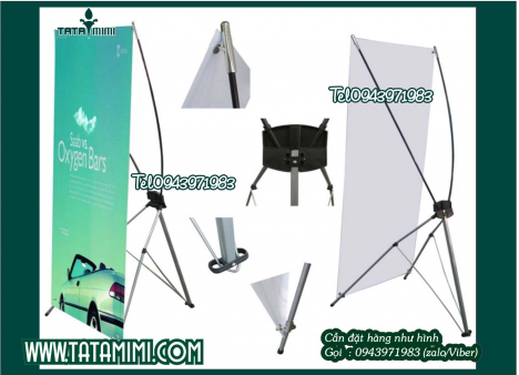 Standee Mô Hình chữ X giá cực tốt tại Hà Nội