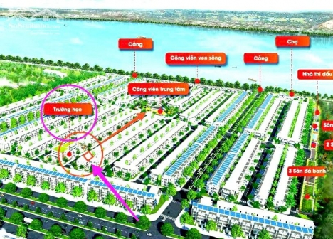 NỀN ĐỐI DIỆN CỔNG TRƯỜNG HỌC KHU DÂN CƯ VẠN PHÁT SÔNG HẬU CHỈ 760 TRIỆU