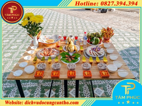 Mâm cúng khai trương trọn gói tại Cần Thơ
