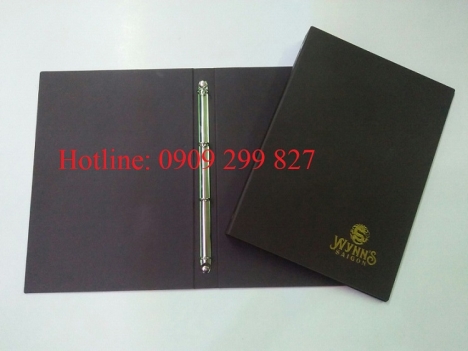 Địa chỉ làm bìa menu nhà hàng tphcm, nơi làm quyển menu bắt vít, in cuốn thực đơn bọc da,