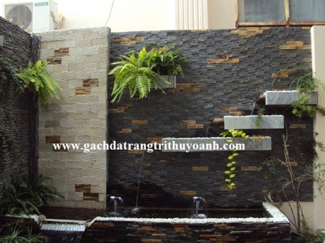 Đá tự nhiên trang trí tiểu cảnh sân vườn