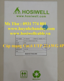 Cáp mạng LAN Hosiwell (P/N: 30022E-BL)