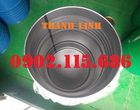 PHUY SẮT NẮP MỞ 200L MỚI