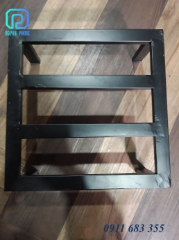 Ghế sắt đôn kê chân chậu cây cảnh, sắt hộp chắc chắn, sơn tĩnh điện bền màu, vừa túi tiền, decor nhà