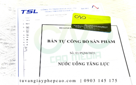 Dịch vụ công bố sản phẩm nước uống tăng lực toàn quốc