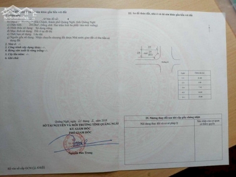 Lô 2 Mặt diện tại Thành Phố Quảng Ngãi