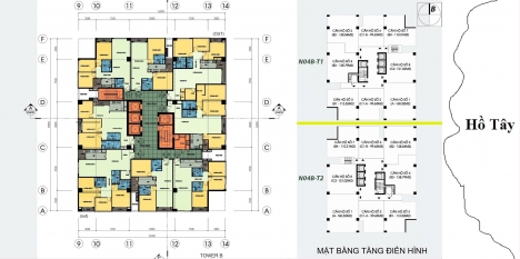 Tôi cần bán 02 Căn hộ 03PN, View hồ tây tại Chung cư N04B-T2 Khu Ngoại Giao Đoàn giá chỉ từ 3.5 tỷ