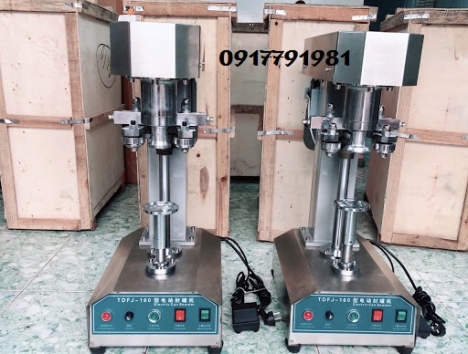 Máy viền mí lon bán tự động 0983278686