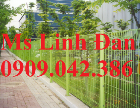 lưới thép hàng rào sơn tĩnh điện, hàng rào lưới thép sơn tĩnh điện,