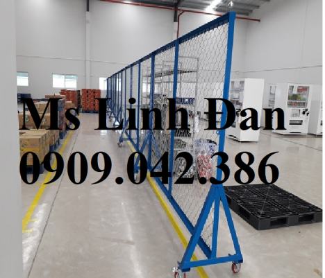 hàng rào di động, hàng rào di động có bánh xe, lưới thép hàng rào di động,