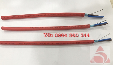 Cáp tín hiệu vặn xoắn chống cháy chống nhiễu Altek Kabel IEC 60331