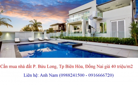 Cần mua nhà đất Tp Biên Hòa Đồng Nai giá cao, mua chính chủ, chịu phí sang tên