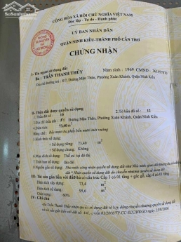Nhà góc 3 mặt tiền đường Mậu Thân Cần Thơ ngang 8m giá dưới 40tỷ