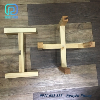Đôn gỗ đỡ chậu cây, chậu hoa, kệ gỗ trang trí an toàn, tiện lợi đẹp, decor đơn giản, hàng có sẵn