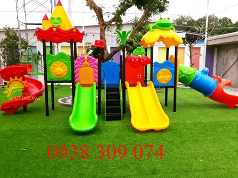 Hơn 20 mẫu bộ cầu trượt liên hoàn mầm non tại TPHCM