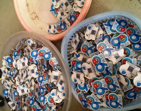 Móc khóa mica in quảng cáo giá rẻ