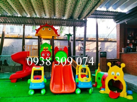 Hơn 20 mẫu bộ cầu trượt liên hoàn mầm non tại TPHCM