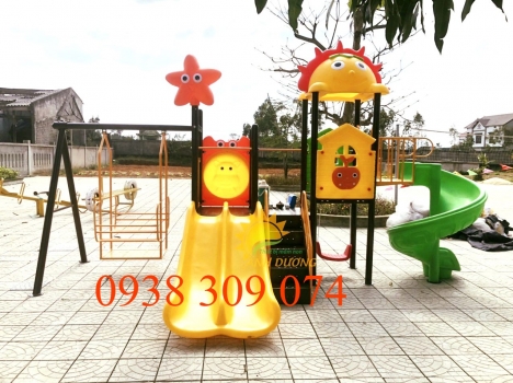 Hơn 20 mẫu bộ cầu trượt liên hoàn mầm non tại TPHCM