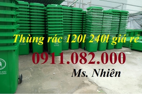 Mua bán thùng rác giá rẻ- giảm giá thùng rác 120 lít 240 lít giá thấp- lh 0911082000