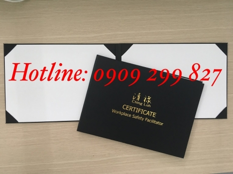 Công ty sản xuất bìa kẹp bằng tốt nghiệp, làm vỏ bọc bằng tốt ghiệp, đặt bìa đựng giấy chứng nhận,