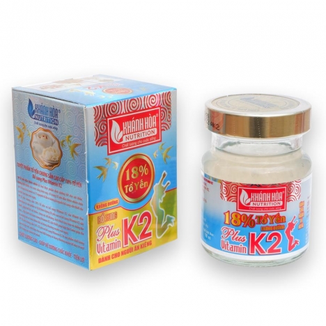 YẾN SÀO 18% YẾN KHÁNH HÒA Nutrition VITAMIN K2 Không Đường