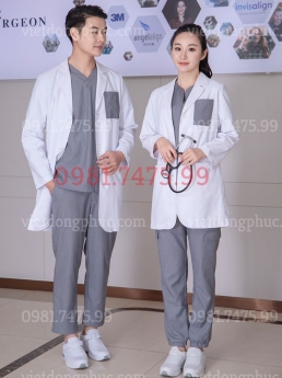 Địa chỉ may quần áo bác sĩ chất liệu tốt và mẫu mã đẹp