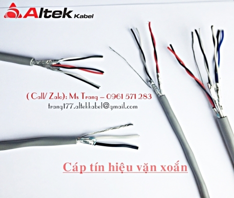 Cáp tín hiệu vặn xoắn 2x2x1 giá rẻ tại Hà Nội