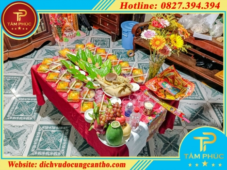 Mâm cúng đầy tháng cho bé gái, mâm cúng mụ cho bé gái