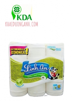 Giấy vệ sinh Linh an giá tốt, bảng giá giấy Linh An các loại