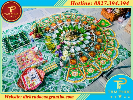 Mâm cúng đầy tháng cho bé gái, mâm cúng mụ cho bé gái