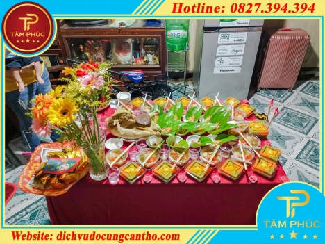 Mâm cúng đầy tháng cho bé gái, mâm cúng mụ cho bé gái
