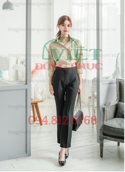 Xưởng nhận may quần tây nữ đồng phục đẹp, đón đầu xu hướng thời trang