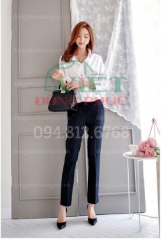 Xưởng nhận may quần tây nữ đồng phục đẹp, đón đầu xu hướng thời trang