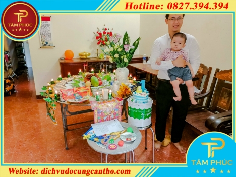 Chuẩn bị cúng đầy tháng, thôi nôi cho bé