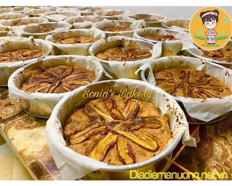 Bánh Chuối Nướng Bơ Sữa, Banana Cake