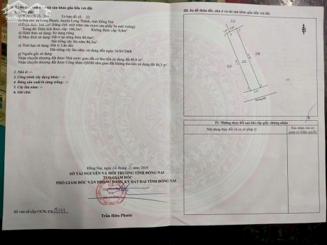 Chính chủ cần bán lô đất đẹp tại mặt đường HL12 Long Phước, Long Thành